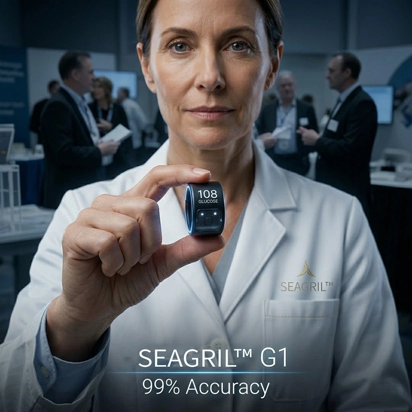 🎉 83% OFF Launch Offer🔥SEAGRIL™ G1 Non-Invasive Smart Ring（Mayo Clinic Recommended）
