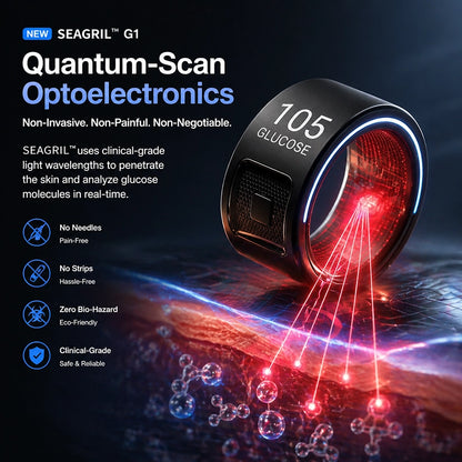 🎉 83% OFF Launch Offer🔥SEAGRIL™ G1 Non-Invasive Smart Ring（Mayo Clinic Recommended）