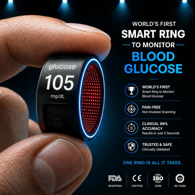 🎉 83% OFF Launch Offer🔥SEAGRIL™ G1 Non-Invasive Smart Ring（Mayo Clinic Recommended）