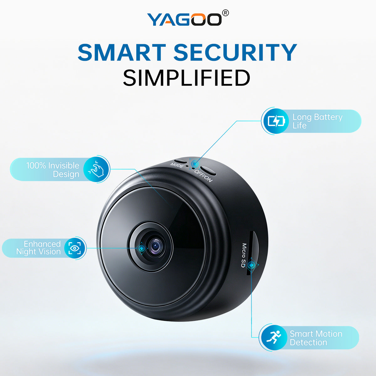 Mini Wireless Home Cam: HD Night Vision & Alerts!