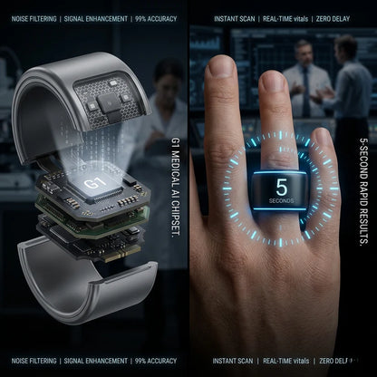 🎉 83% OFF Launch Offer🔥SEAGRIL™ G1 Non-Invasive Smart Ring（Mayo Clinic Recommended）