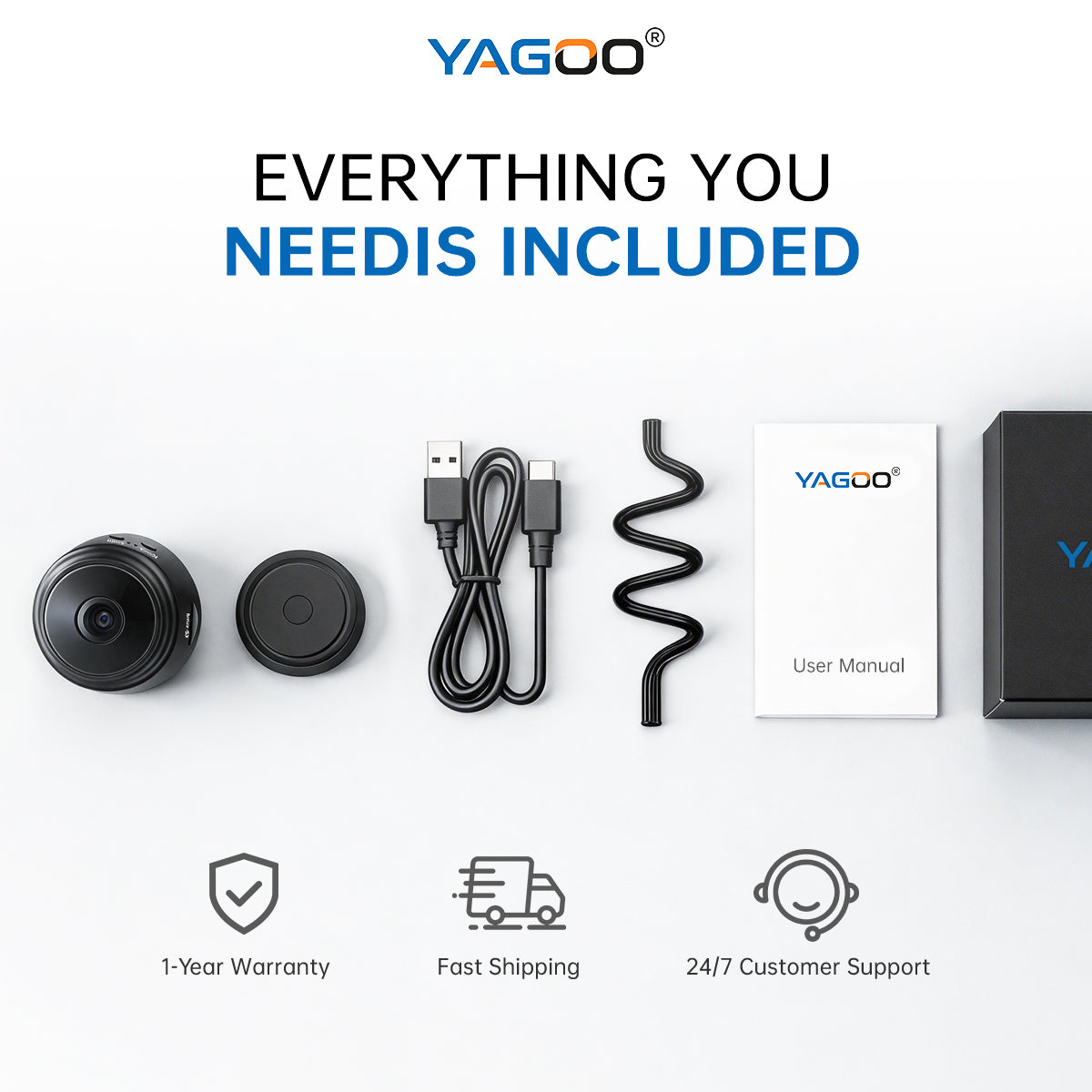 Mini Wireless Home Cam: HD Night Vision & Alerts!